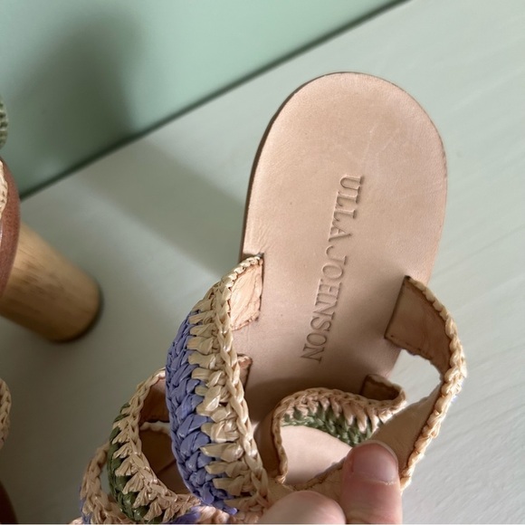 Ulla Johnson Katya Pastel Colorful Wrap Around Ankle Heel - Picture 4 of 5